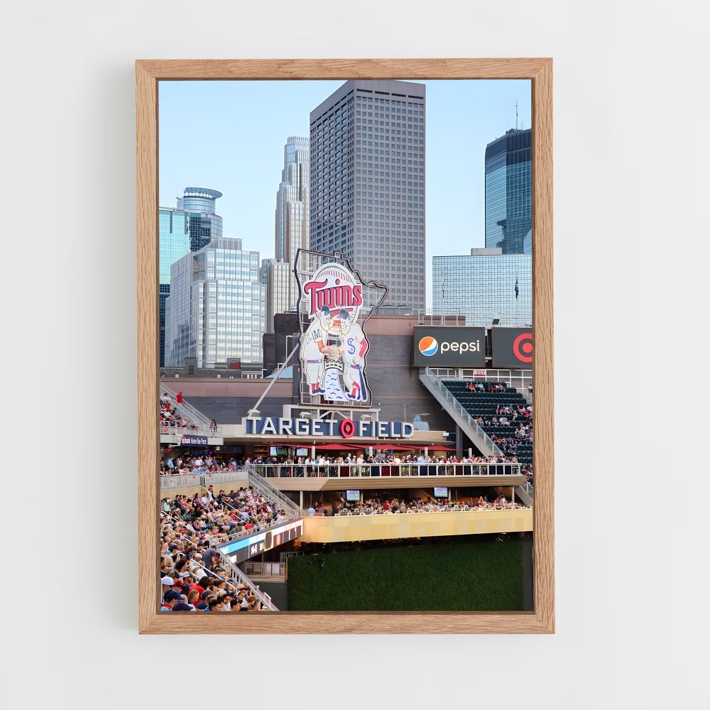 Poster Target Field Vibes – affiche Baseball (vue 4)